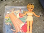 50s 13 inch paper doll